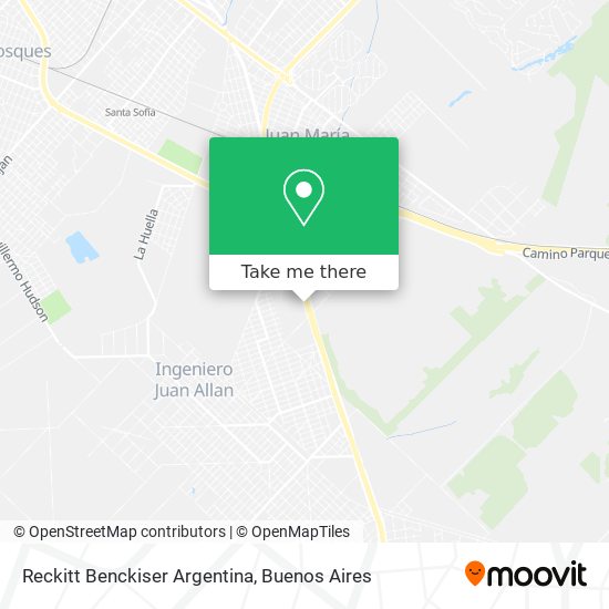 Reckitt Benckiser Argentina map