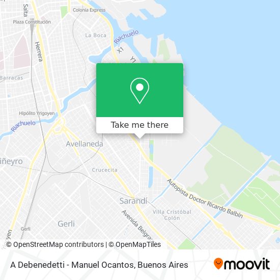 A Debenedetti - Manuel Ocantos map