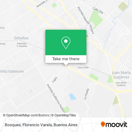 Mapa de Bosques, Florencio Varela