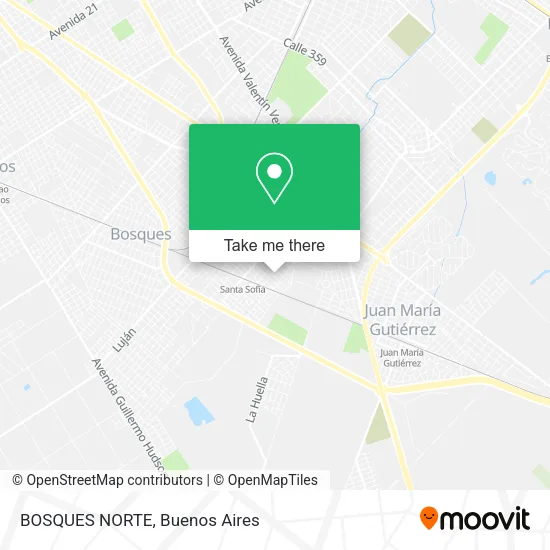 Mapa de BOSQUES NORTE