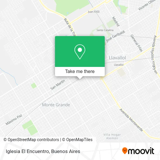 Mapa de Iglesia El Encuentro