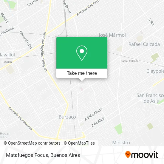 Mapa de Matafuegos Focus