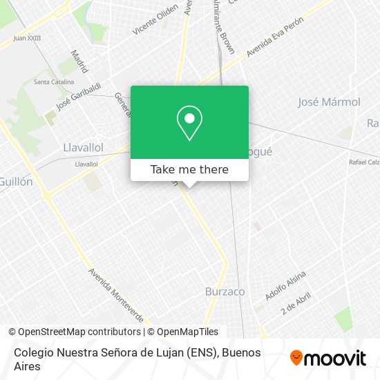 Colegio Nuestra Señora de Lujan (ENS) map