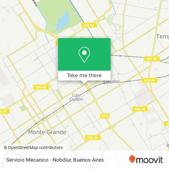 Servicio Mecanico - NobiSur map