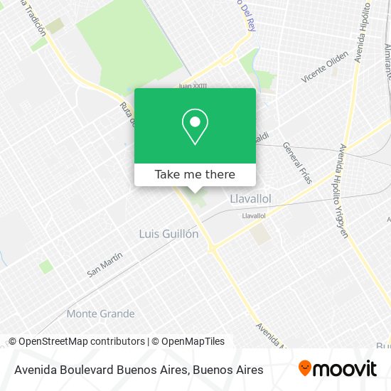 Avenida Boulevard Buenos Aires map