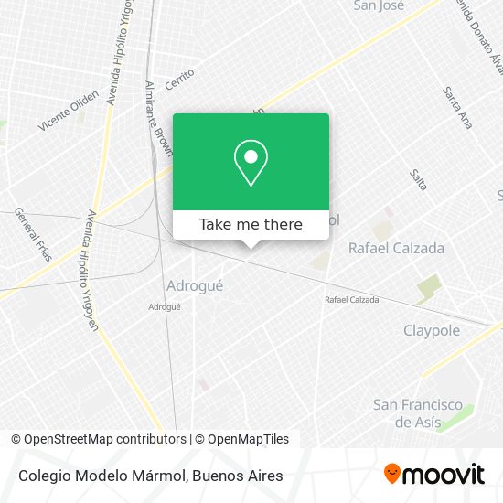 Mapa de Colegio Modelo Mármol