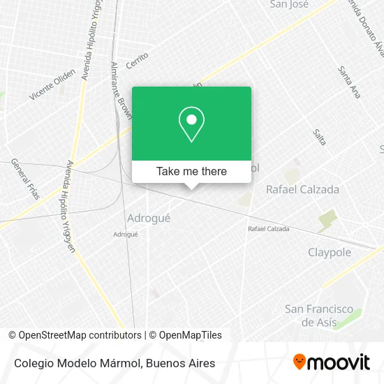 Mapa de Colegio Modelo Mármol