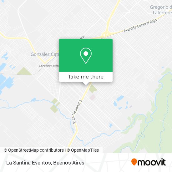 La Santina Eventos map