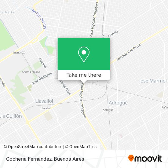 Cocheria Fernandez map