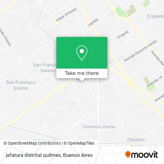 jefatura distrital quilmes map