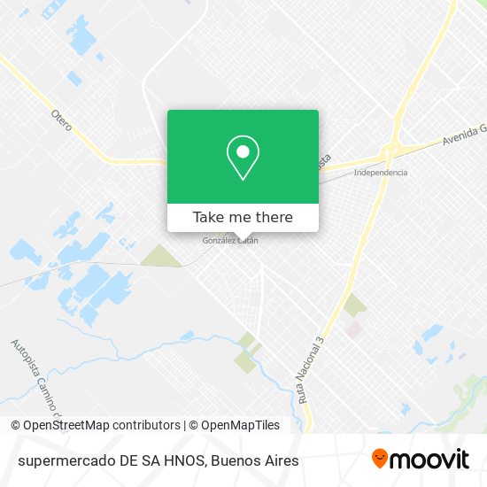 supermercado  DE SA HNOS map