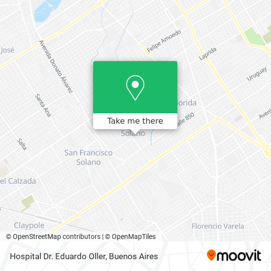 Hospital Dr. Eduardo Oller map