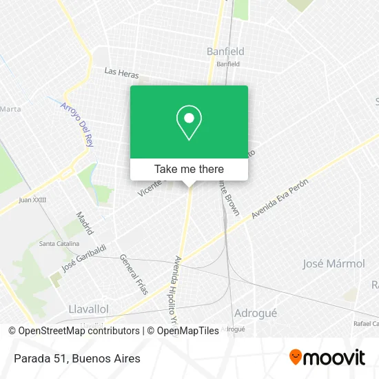 Mapa de Parada 51
