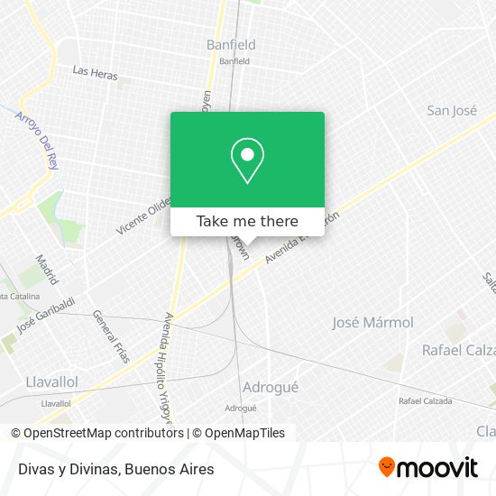 Mapa de Divas y Divinas