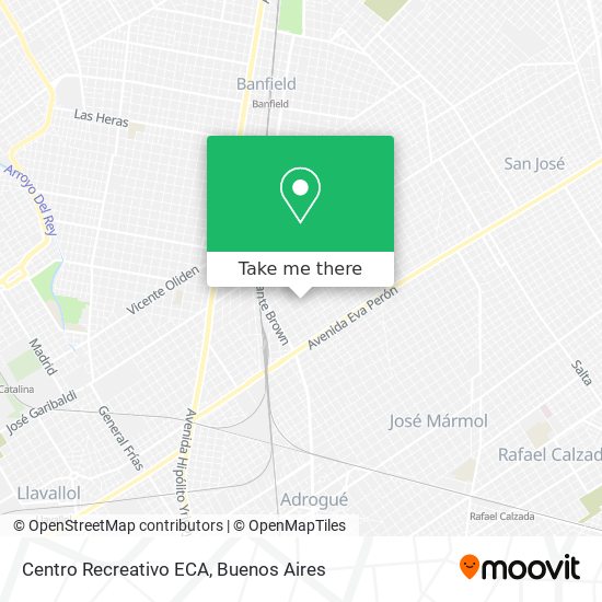 Centro Recreativo ECA map