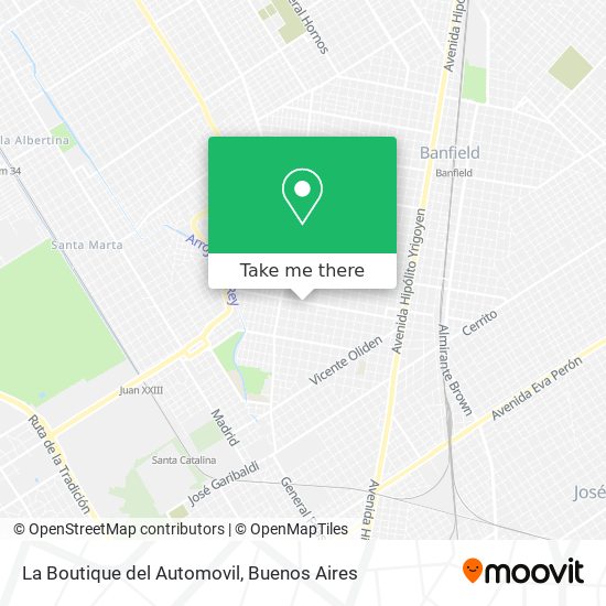 Mapa de La Boutique del Automovil