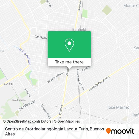 Centro de Otorrinolaringología Lacour-Turin map