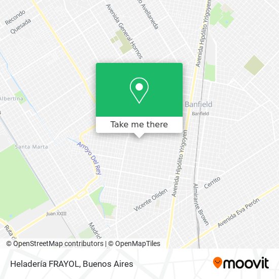 Heladería FRAYOL map