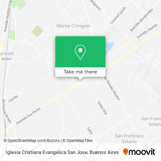 Iglesia Cristiana Evangelica San Jose map