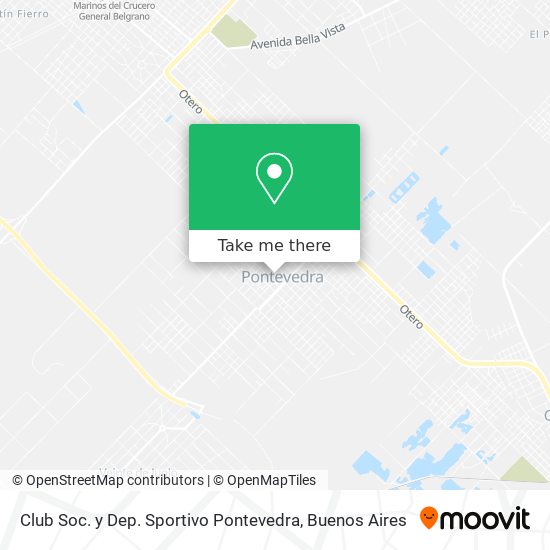 Club Soc. y Dep. Sportivo Pontevedra map