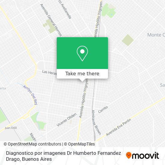 Mapa de Diagnostico por imagenes Dr Humberto Fernandez Drago