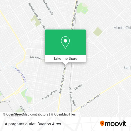 Alpargatas outlet map