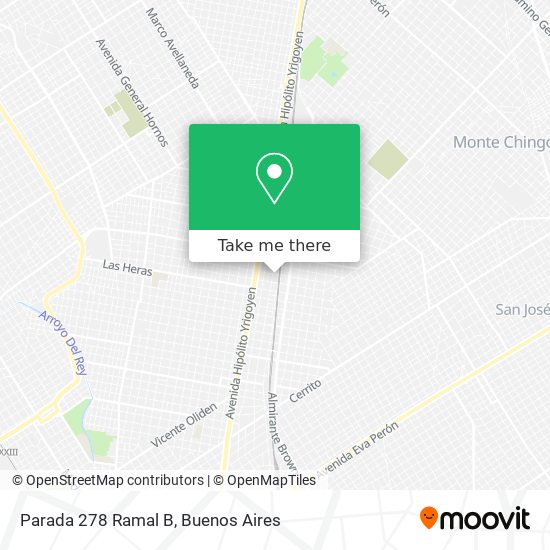 Parada 278 Ramal B map