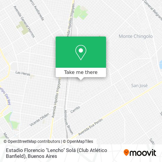 Estadio Florencio "Lencho" Solá (Club Atlético Banfield) map