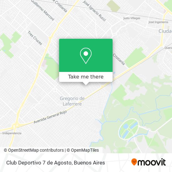 Club Deportivo 7 de Agosto map