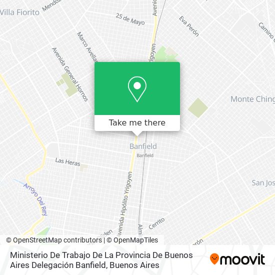 Ministerio De Trabajo De La Provincia De Buenos Aires Delegación Banfield map