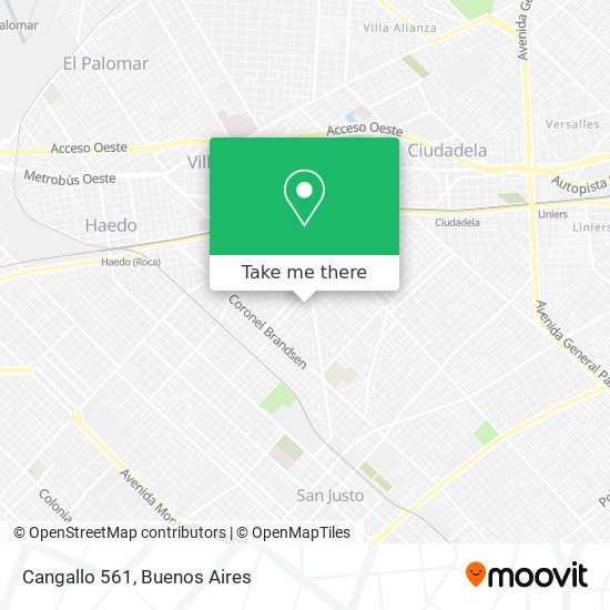 Cangallo 561 map