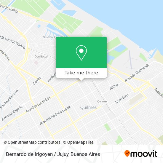 Bernardo de Irigoyen / Jujuy map
