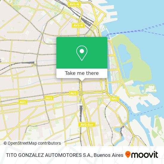 TITO GONZALEZ AUTOMOTORES S.A. map