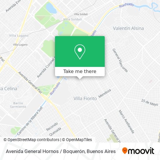 Mapa de Avenida General Hornos / Boquerón