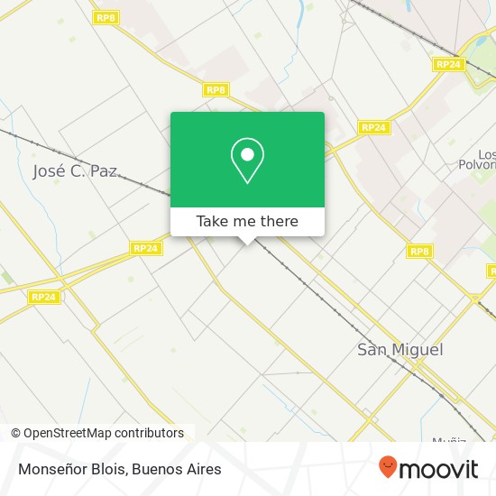 Mapa de Monseñor Blois