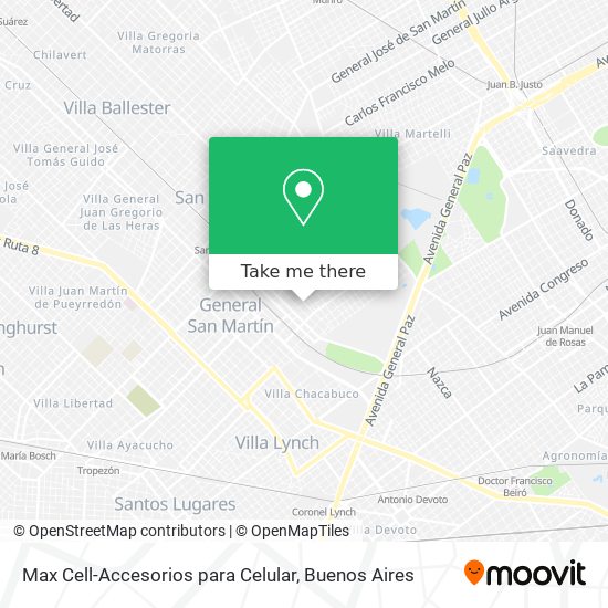 Max Cell-Accesorios para Celular map