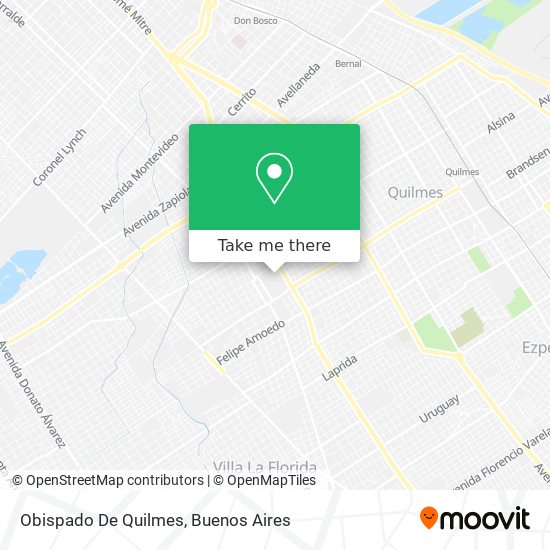 Obispado De Quilmes map