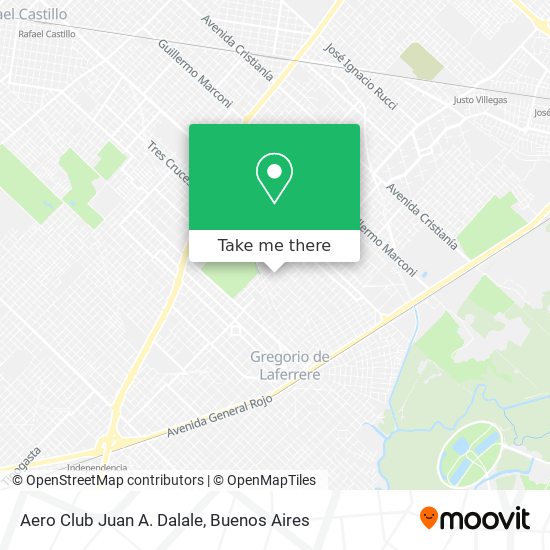 Mapa de Aero Club Juan A. Dalale