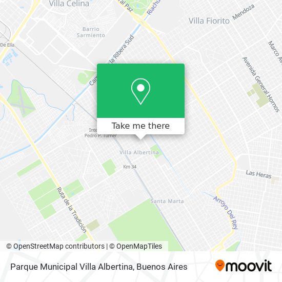 Mapa de Parque Municipal Villa Albertina