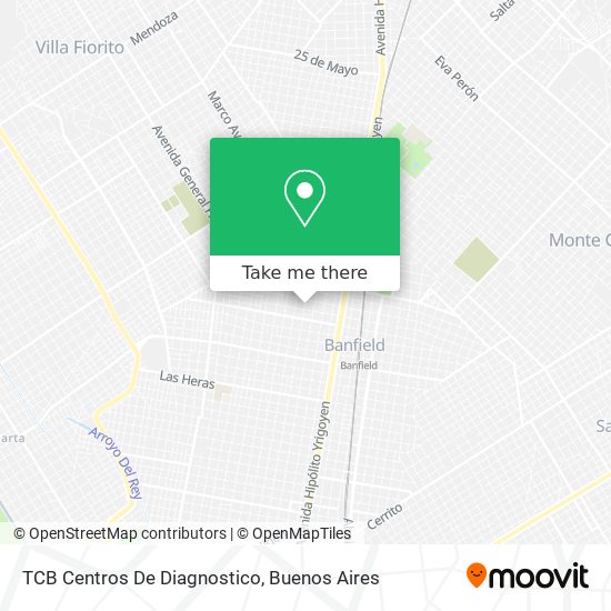 TCB Centros De Diagnostico map