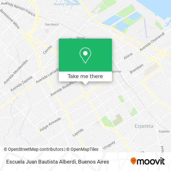 Mapa de Escuela Juan Bautista Alberdi