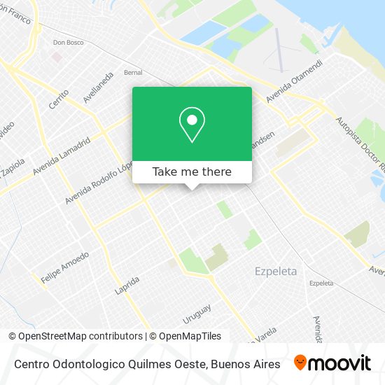 Centro Odontologico Quilmes Oeste map