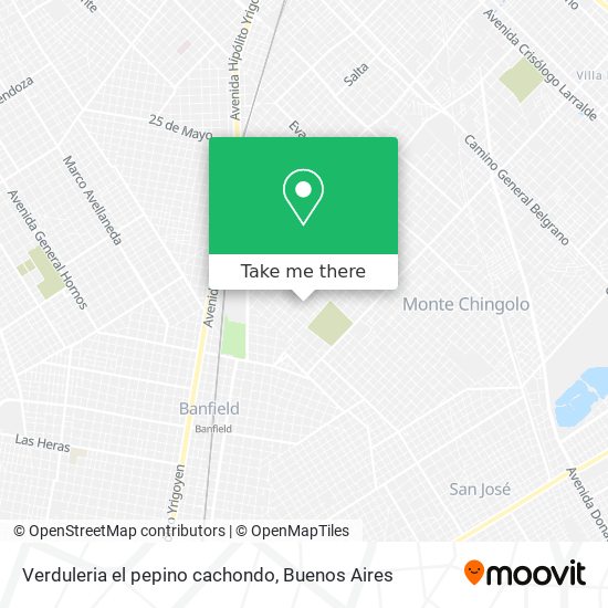 Verduleria el pepino cachondo map