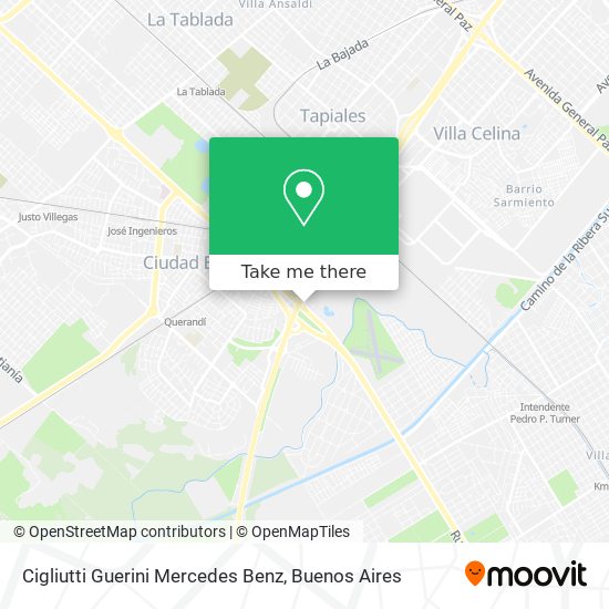 Cigliutti Guerini Mercedes Benz map