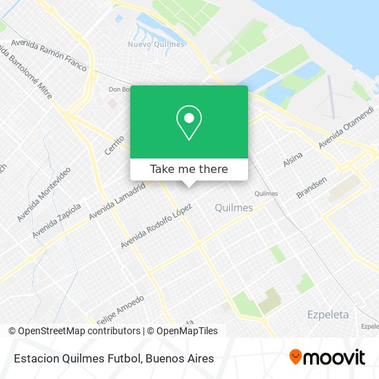 Estacion Quilmes Futbol map