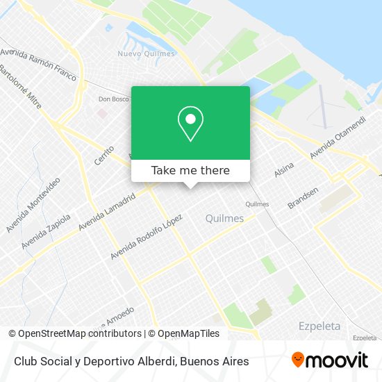 Mapa de Club Social y Deportivo Alberdi