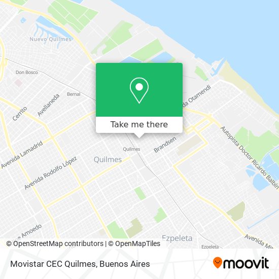 Movistar CEC Quilmes map