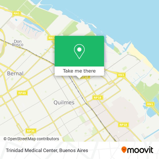 Mapa de Trinidad Medical Center