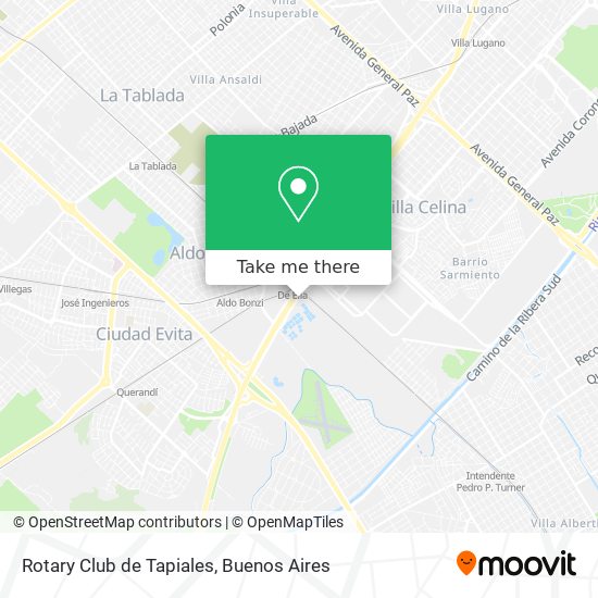 Rotary Club de Tapiales map