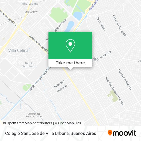 Colegio San Jose de Villa Urbana map